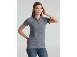 Рубашка поло женская Paname Women, голубой меланж