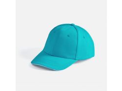 Бейсболка Buffalo, бирюзовая с белым