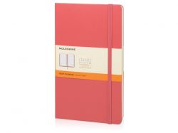 Записная книжка Moleskine Classic (в линейку) в твердой обложке, Large (13х21см), розовый