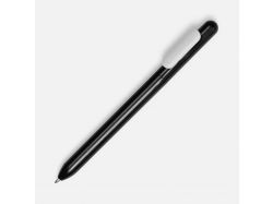 Ручка шариковая Swiper, черная с белым