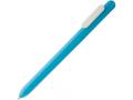 Ручка шариковая Swiper, голубая с белым