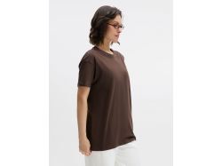 Футболка унисекс Regent 150, темно-коричневая (шоколад)