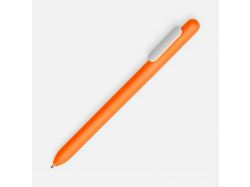 Ручка шариковая Swiper Soft Touch, неоново-оранжевая с белым