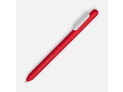 Ручка шариковая Swiper Soft Touch, красная с белым