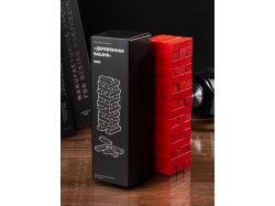 Игра «Деревянная башня мини», красная