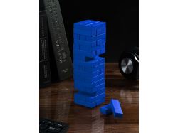 Игра «Деревянная башня мини», синяя