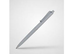 Ручка пластиковая soft-touch шариковая «Plane», серый