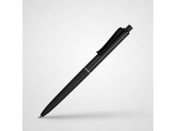 Ручка пластиковая soft-touch шариковая «Plane», черный
