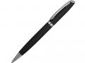 Ручка металлическая шариковая «Flow» soft-touch, черный/серебристый
