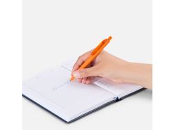 Ручка шариковая Prodir DS8 PRR-T Soft Touch, оранжевая