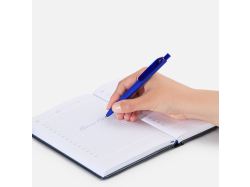 Ручка шариковая Prodir DS8 PRR-T Soft Touch, синяя