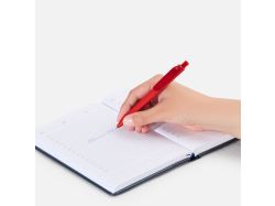 Ручка шариковая Prodir DS8 PRR-T Soft Touch, красная