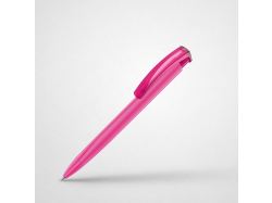 Ручка пластиковая шариковая трехгранная «Trinity K transparent Gum» soft-touch