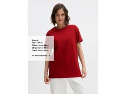 Футболка Imperial 190, вишнево-красная