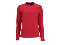 Футболка с длинным рукавом Imperial LSL Women, красная
