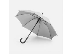 Зонт-трость Standard, белый с серебристым внутри