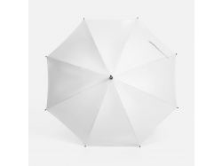 Зонт-трость Standard, белый с серебристым внутри