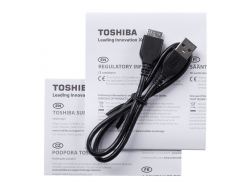 Внешний диск Toshiba Canvio, USB 3.0, 1Тб, черный