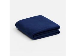 Флисовый плед Warm&Peace XL, синий