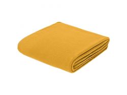 Флисовый плед Warm&Peace XL, желтый