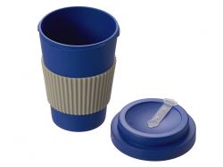 Термокружка "Muffin" из натуральных волокон, темно-синий
