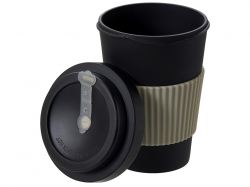 Термокружка "Muffin" из натуральных волокон, черный