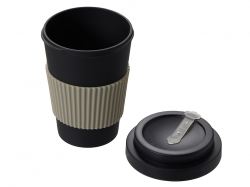 Термокружка "Muffin" из натуральных волокон, черный