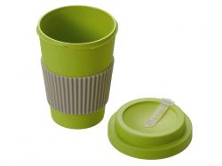 Термокружка "Muffin" из натуральных волокон, зеленое яблоко