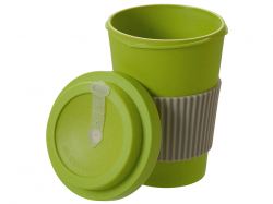 Термокружка "Muffin" из натуральных волокон, зеленое яблоко