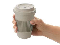 Термокружка "Muffin" из натуральных волокон, бежевый