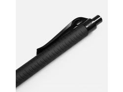 Ручка шариковая Prodir QS03 PRP Tyre Soft Touch, черная
