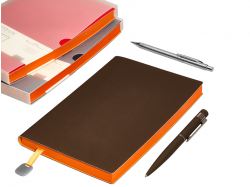 Ежедневник А5 недатированный «Mercury», коричневый