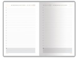 Ежедневник А5 недатированный «Mercury», красный