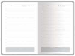 Ежедневник А5 недатированный «Mercury», серый