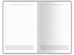 Ежедневник А5 недатированный «Mercury», белый