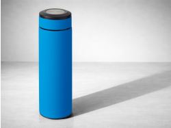 Термос «Confident» с покрытием soft-touch 420мл, голубой