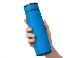 Термос «Confident» с покрытием soft-touch 420мл, голубой