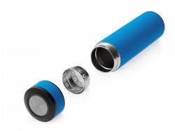 Термос «Confident» с покрытием soft-touch 420мл, голубой