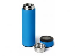 Термос «Confident» с покрытием soft-touch 420мл, голубой