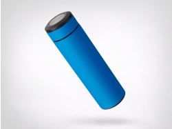 Термос «Confident» с покрытием soft-touch 420мл, голубой