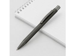 Ручка металлическая soft touch шариковая «Tender», серый
