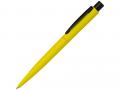 Ручка шариковая металлическая «LUMOS M» soft-touch, желтый/черный