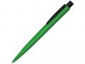 Ручка шариковая металлическая «LUMOS M» soft-touch, зеленый/черный