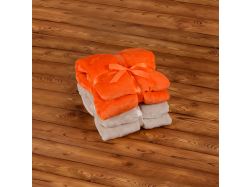 Плед мягкий флисовый Fancy, бежевый