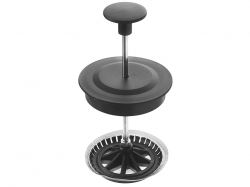 Пластиковый френч-пресс "Savor", 350 мл, черный