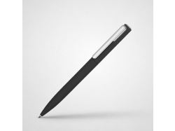 Ручка шариковая пластиковая "Bon" с покрытием soft touch, черный