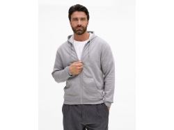 Толстовка унисекс Stone, серый меланж