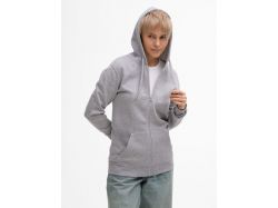 Толстовка унисекс Stone, серый меланж