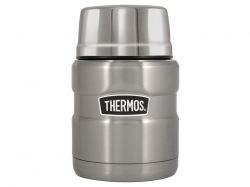 Термос из нерж. стали с ложкой тм THERMOS SK3000-SBK 0,47L, стальной