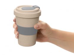 Стакан из пшеничного волокна «Flava», серый